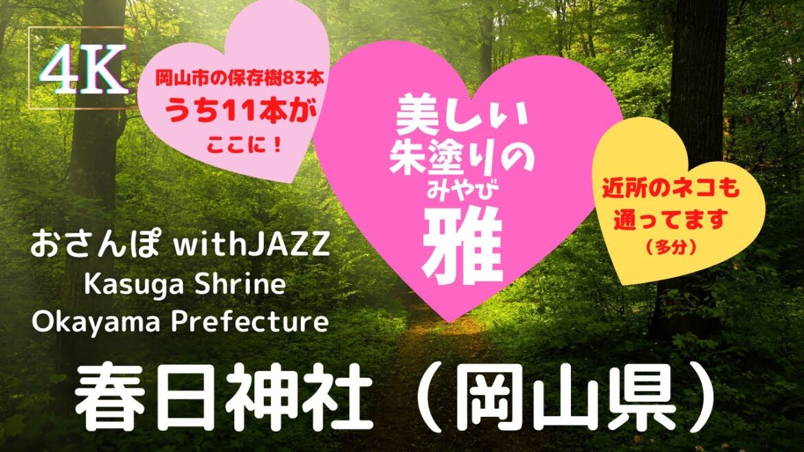 【旅Log】幸せの神さんぽ 　春日神社（岡山県）Kasuga Shrine (Okayama Pref.)