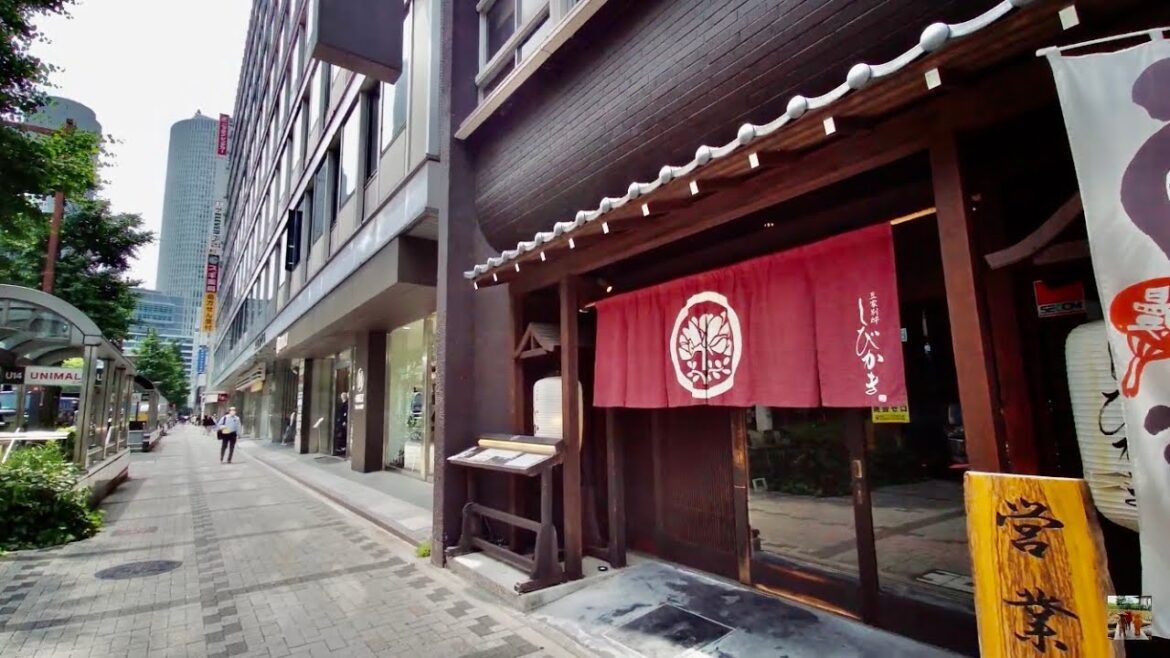 【4K】♫Walking around Nagoya International center station in Japan ~ Business area ~