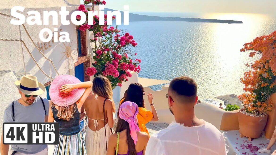 Oia, Santorini Greece 🇬🇷 - September 2022 - 4K HDR 60fps - Walking Tour