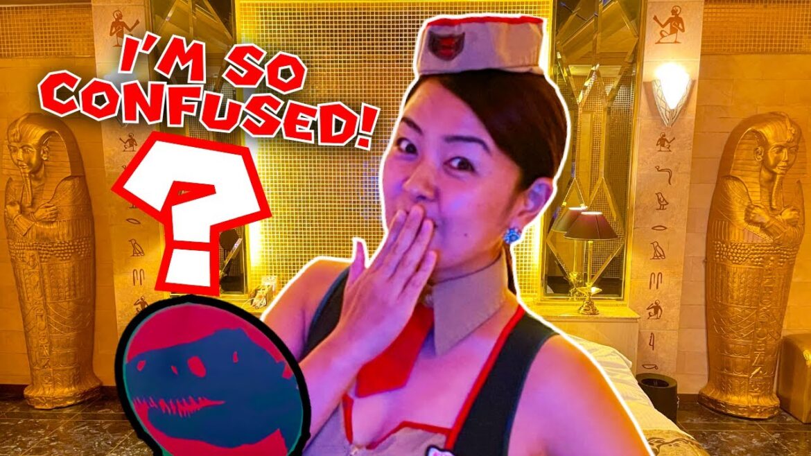 We Went to a VERY Confusing Japanese Dinosaur Love Hotel [CC Subtitles]