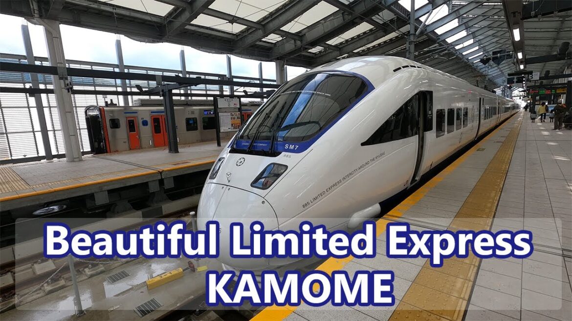 Riding the Stylish Express Train "Kamome" from Hakata to Nagasaki in Japan