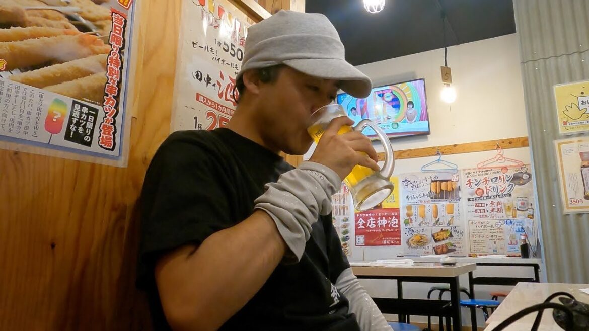 DRINKING ALONE - Izakaya & Conveyor belt Sushi bar - Japanese Food & Drink, kushiage｜Lonely Boozer