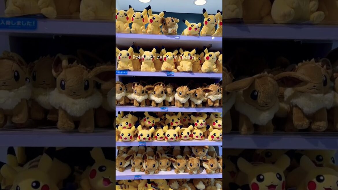 Pokémon center in Shinsaibashi, Osaka Japan | Plush toy