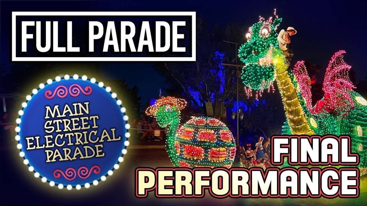 Main Street Electrical Parade 2022 Final Performance at Disneyland Main Street Electrical Parade 2022 Final Performance at Disneyland