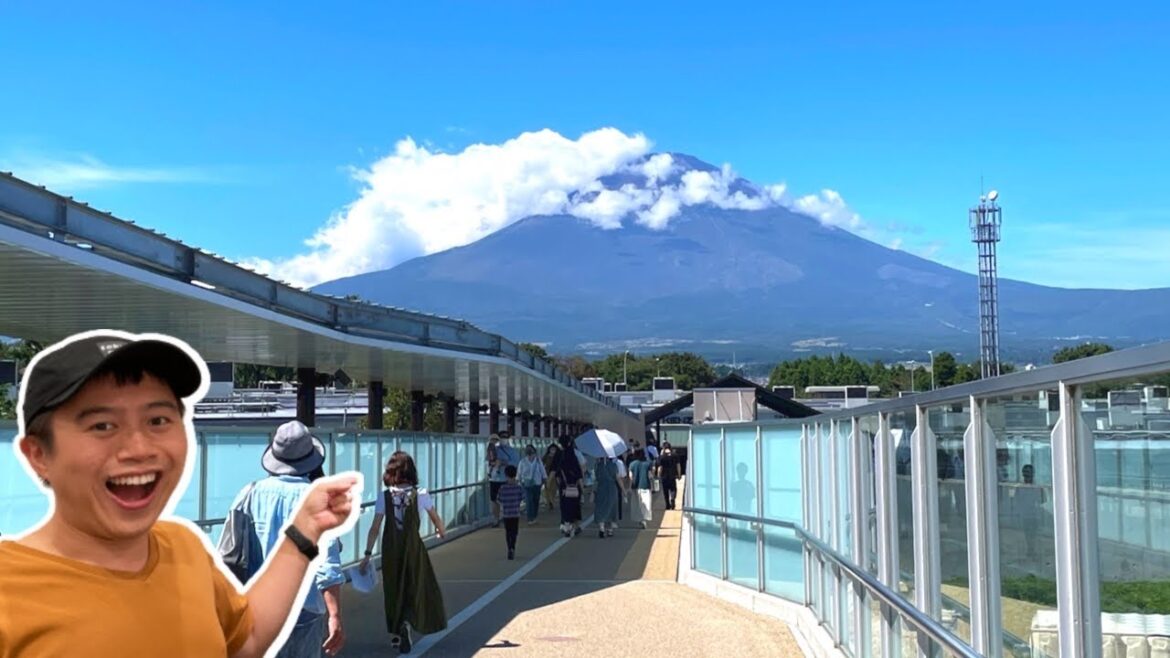 Mt. Fuji is closed to climbers so this is the next best view and Shopping?! Let’s go!
