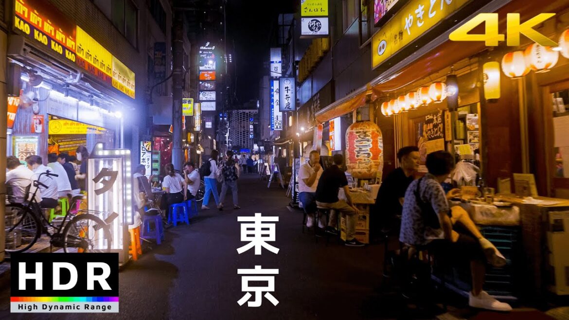 4K HDR Tokyo Night Tour - Skytree to Tokyo Tower