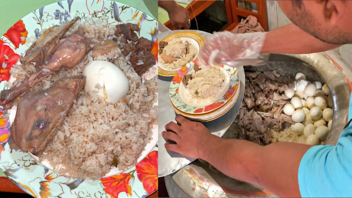Eating Lunch(Morog Polao With Deshi Chicken) With Friends at Jhunu Polau Ghor