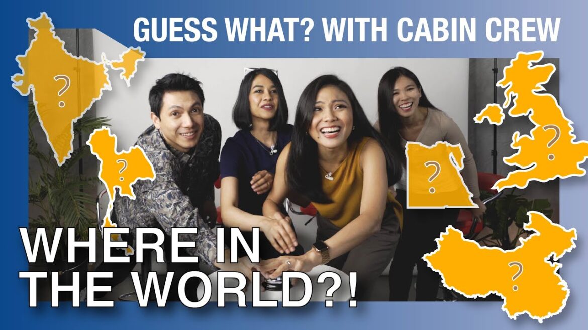 Can CabinCrew Guess the Country by Shape? | GUESSWHAT!? EP2 World Map Quiz