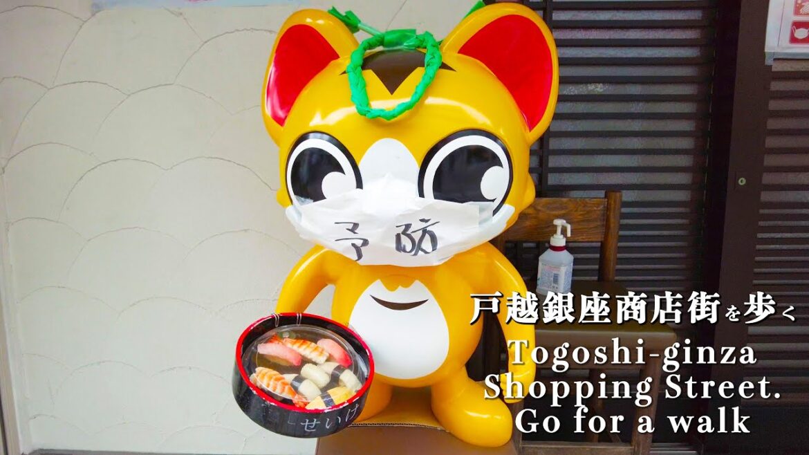 【4k】Togoshi-ginza Shopping Street. Go for a walk Movie.#tokyo #travel #ASMR【戸越銀座】