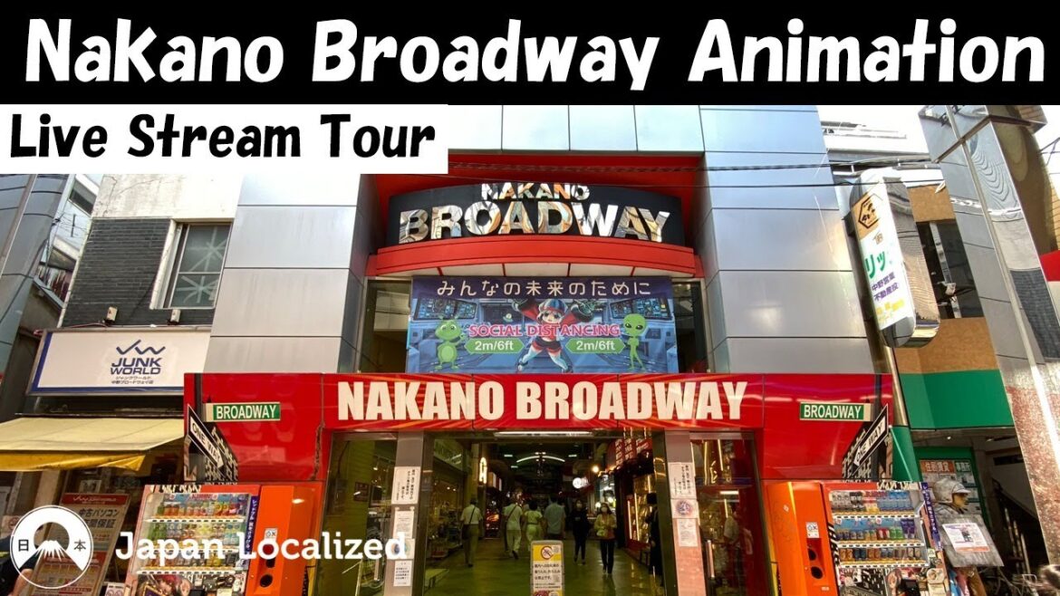 Nakano Broadway Animation Live Stream Tour | What to do in Tokyo