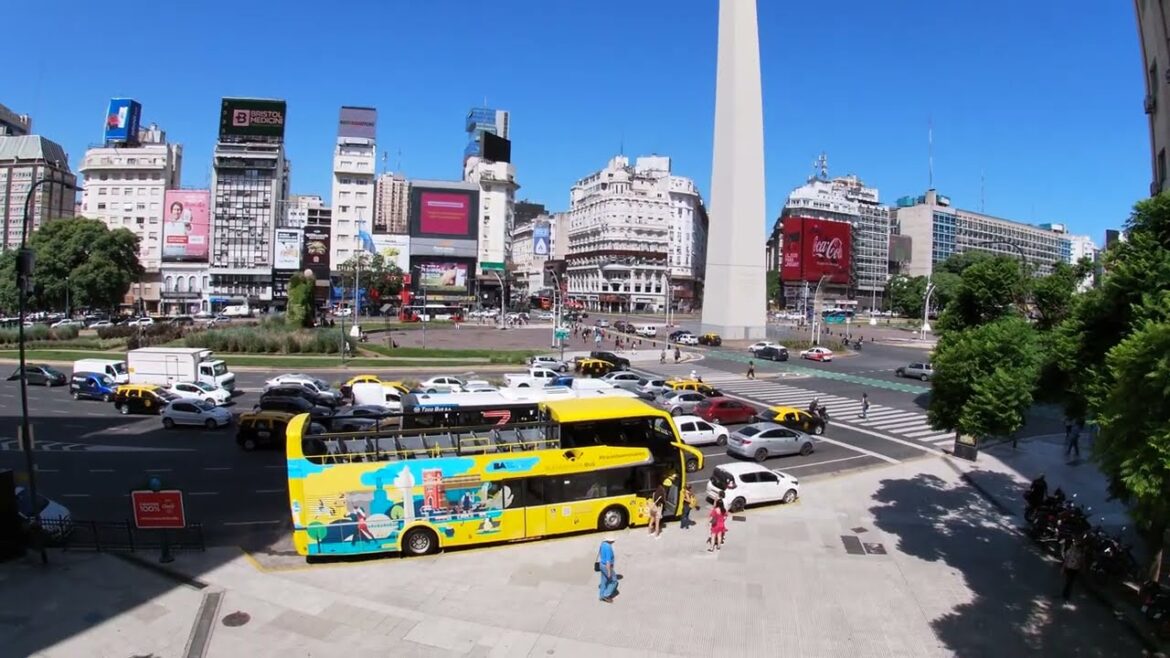 [4k] WALK Buenos Aires ARGENTINA video 2021 travel vlog
