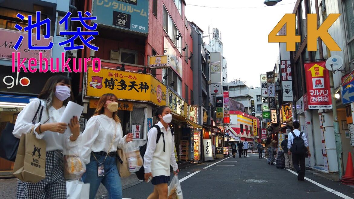 【4k】Tokyo walk-Ikebukuro💖池袋を散歩