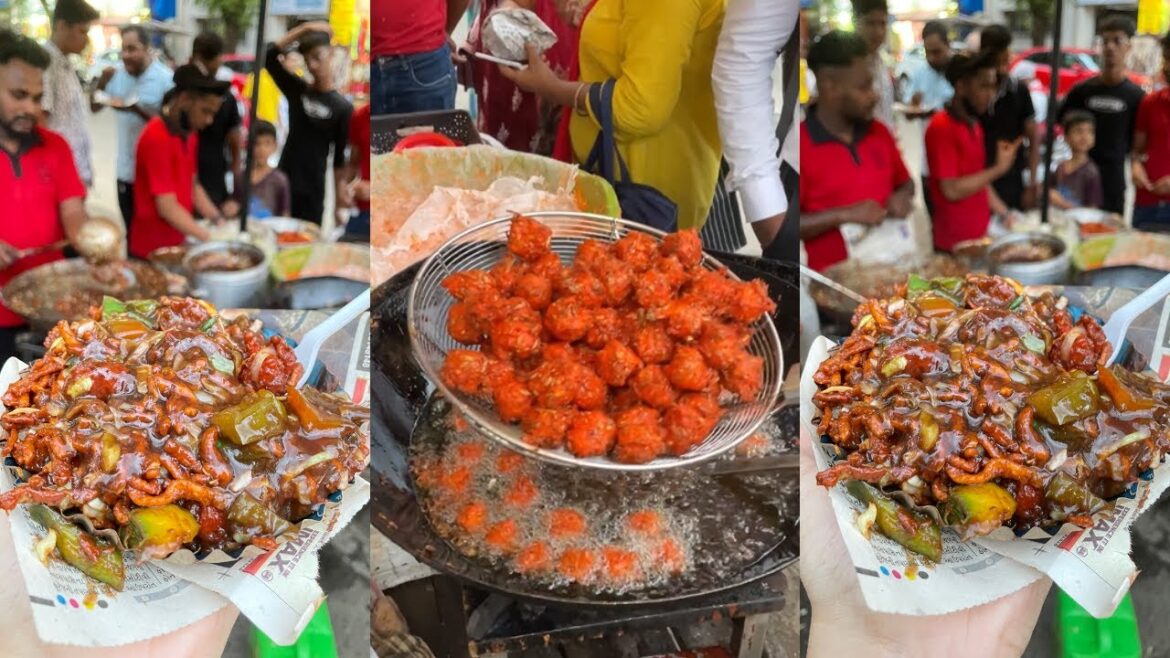 Manchurian King Dadar East | Tadka Bhel Dadar | Fry Bhel | Dadar street Food east |