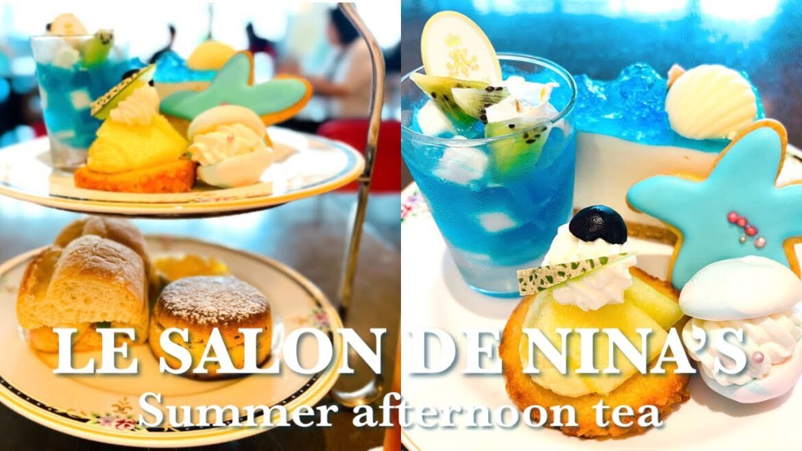 【横浜】ニナスで夏のアフタヌーンティー｜ル・サロン・ド・ニナス｜みなとみらい東急スクエア｜クィーンズスクエア横浜［vlog］