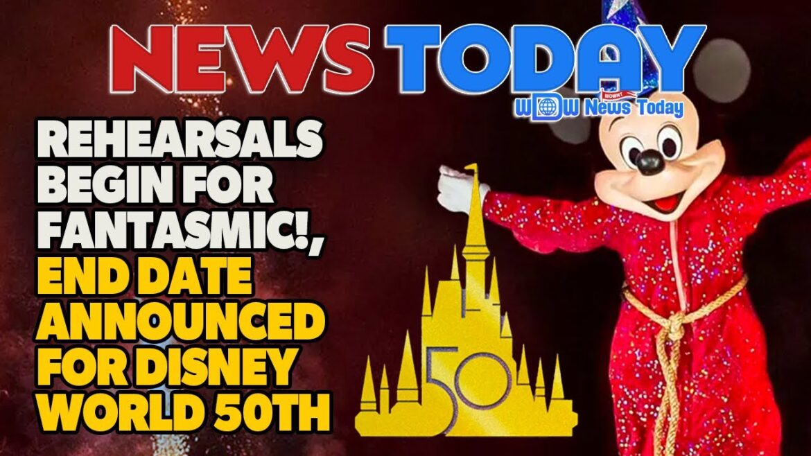 Rehearsals Begin for Fantasmic! Return, End Date Announced for Walt Disney World 50th Celebration