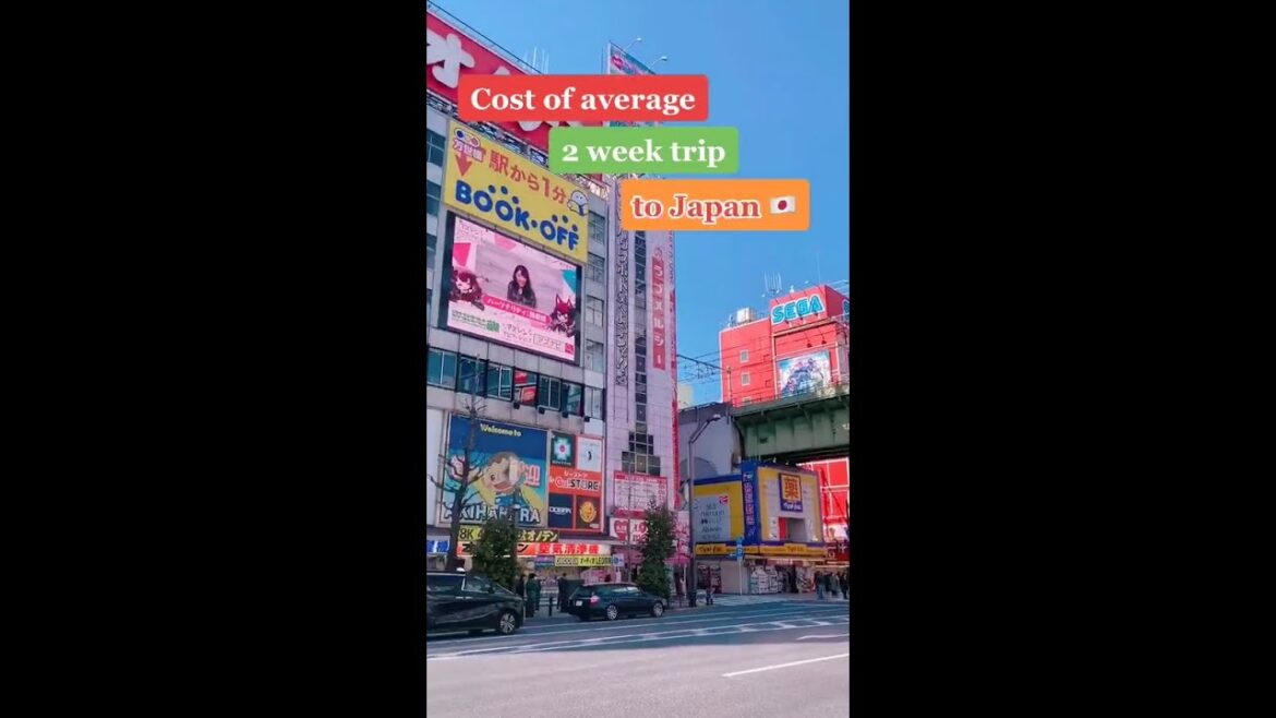 Cost of Average 2 Week Trip to Japan 💴💰