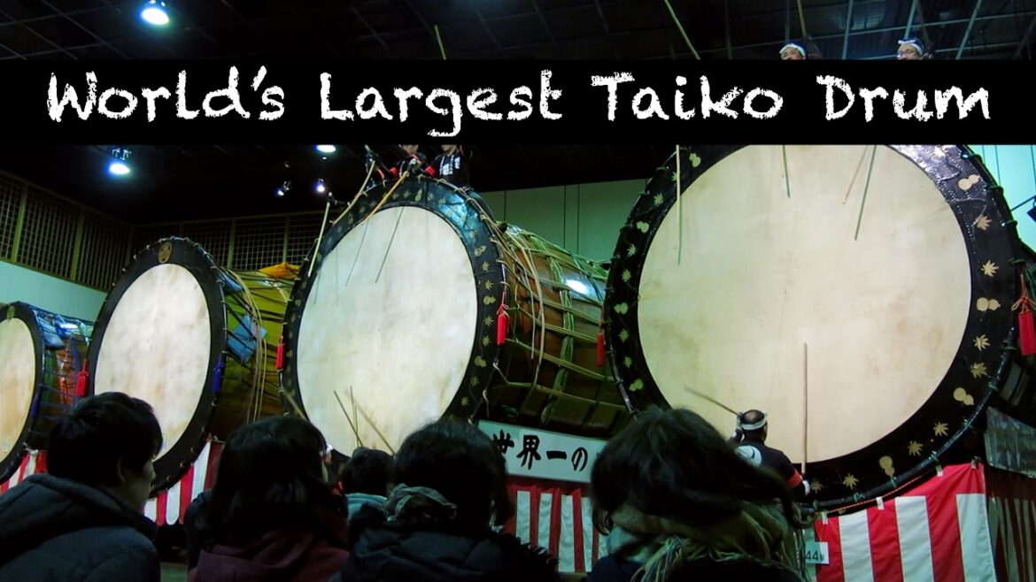 World's Largest Taiko Drum! Akita, Japan | 世界の一番大きな太鼓: 大太鼓の館 – 北秋田市 World's Largest Taiko Drum! Akita, Japan | 世界の一番大きな太鼓: 大太鼓の館 - 北秋田市