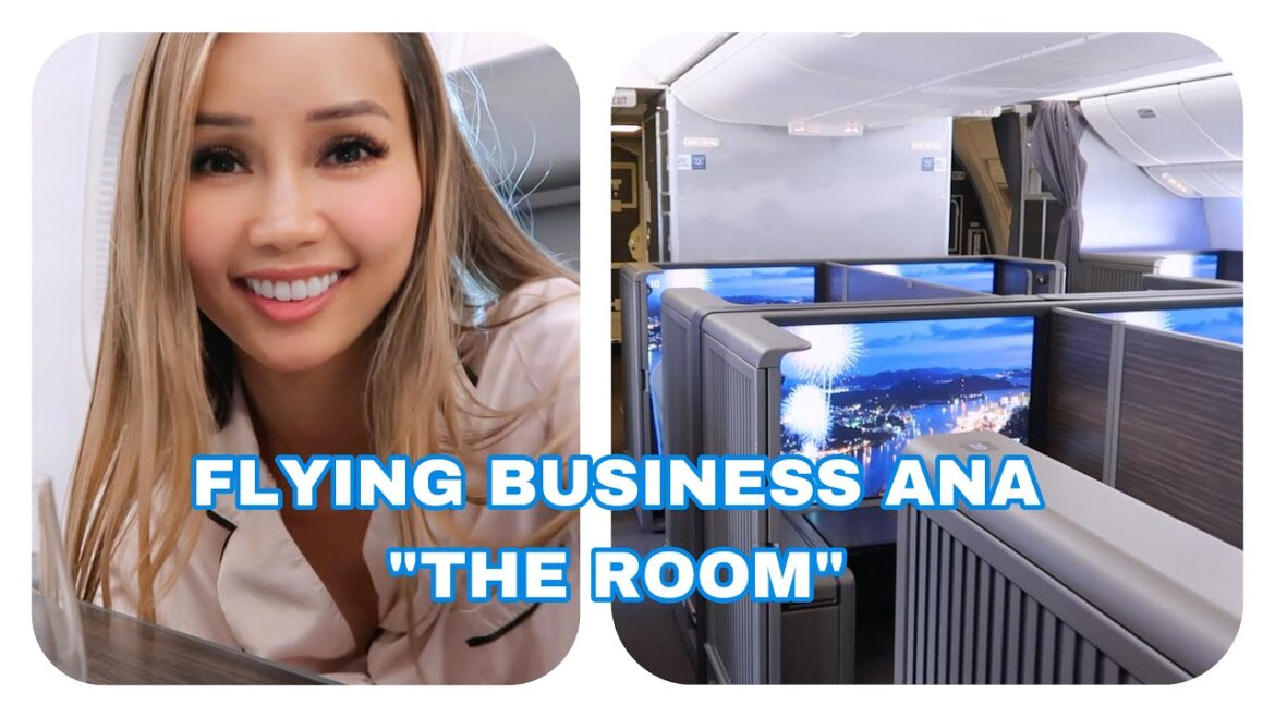 My experience flying business class ANA "The Room" ORD - NRT | Faye Miah