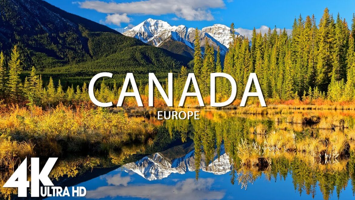 FLYING OVER CANADA (4K UHD) - Relaxing Music Along With Beautiful Nature Videos - 4K Video Ultra HD