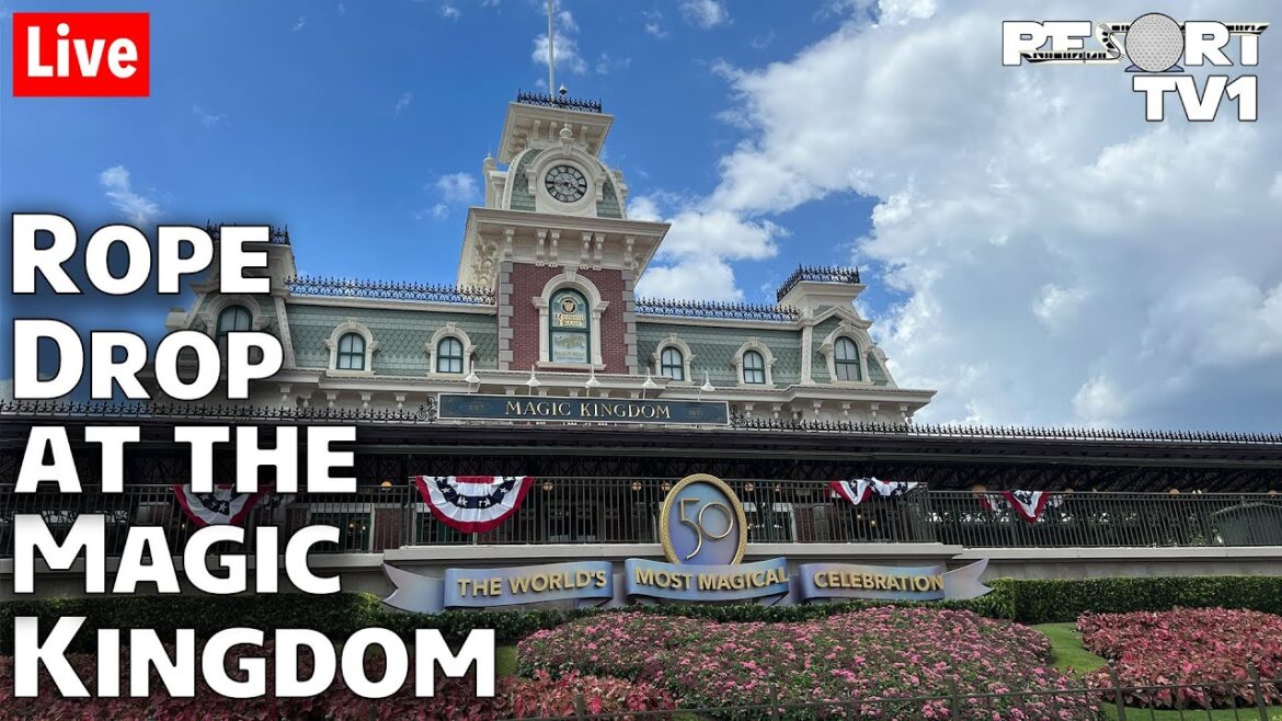 🔴Live: Rope Drop at the Magic Kingdom - Walt Disney World Live Stream - 9-13-22