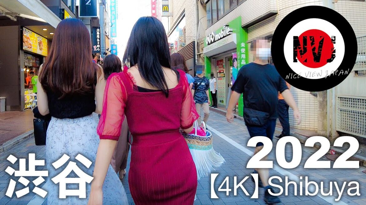 【4K walk Tokyo 】9月の夏日、昼の渋谷を歩く散歩2022。【 A walk in Shibuya at noon　2022.09】