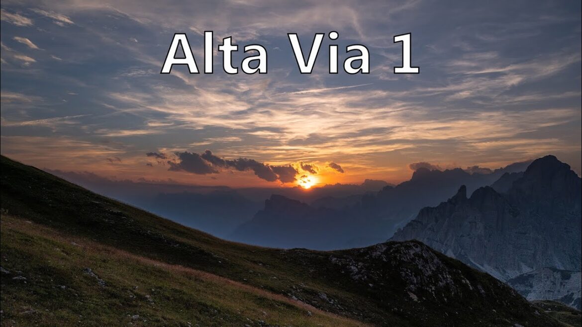 Solo Hiking the Alta Via 1 in 6 Days