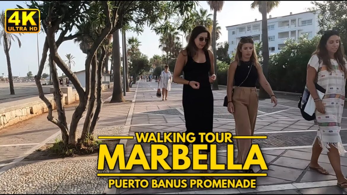 Puerto Banus Marbella  – Beachfront Walking Tour in August 2022, Malaga, Spain 4K60FPS Puerto Banus Marbella  - Beachfront Walking Tour in August 2022, Malaga, Spain 4K60FPS