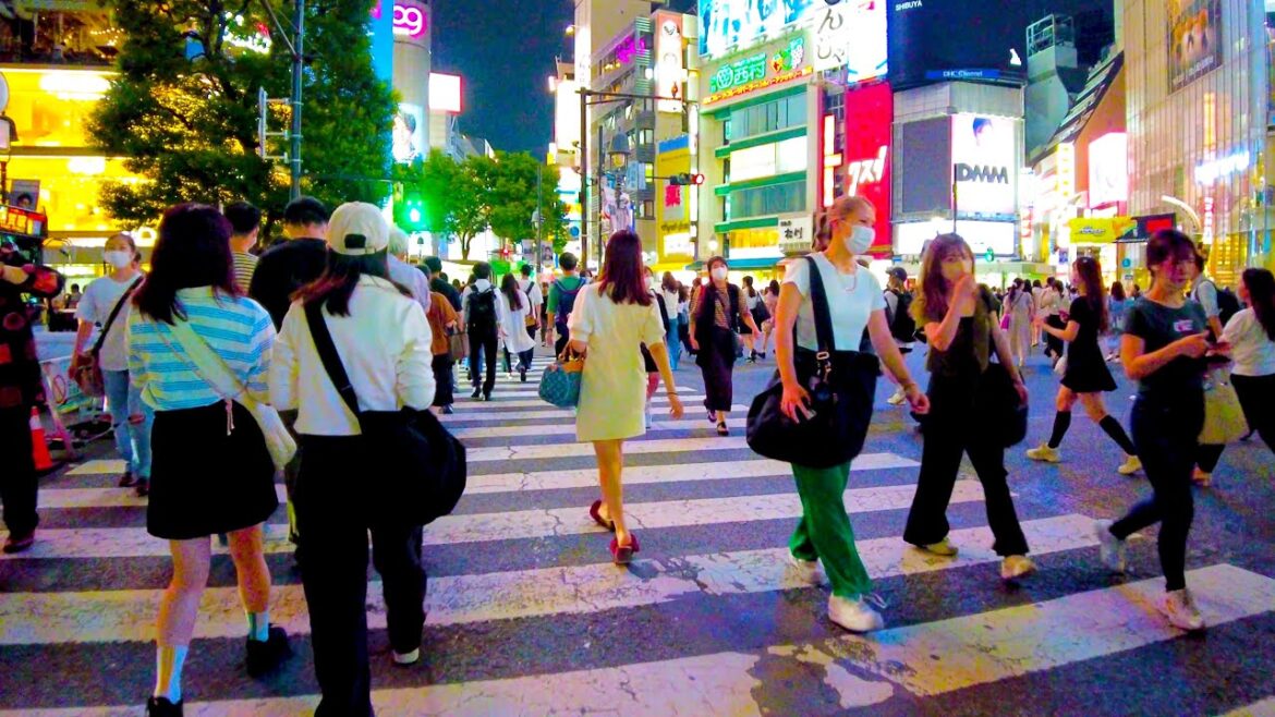 Shibuya in Tokyo is an adult night town ♪💖🐶4K ASMR non-stop 1 hour 05 minutes Shibuya in Tokyo is an adult night town ♪💖🐶4K ASMR non-stop 1 hour 05 minutes