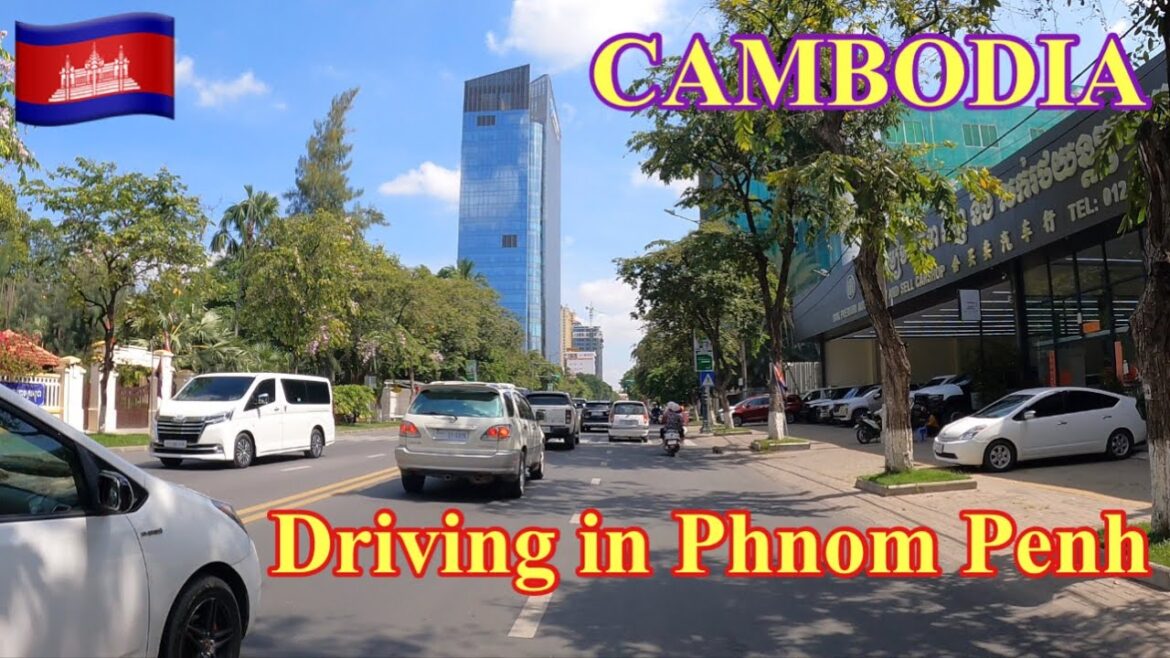 [4K] CAMBODIA - Driving Visit Koh Pich, Tour around Phnom Penh 2022