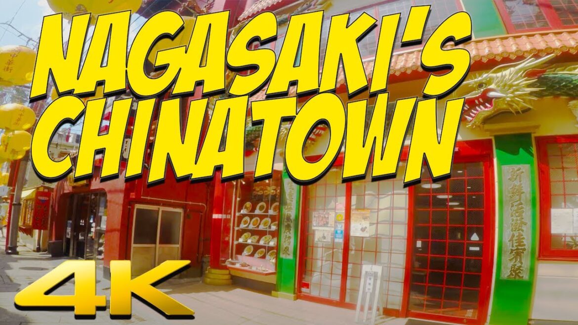 4K JAPAN | NAGASAKI'S CHINATOWN - Walkabout