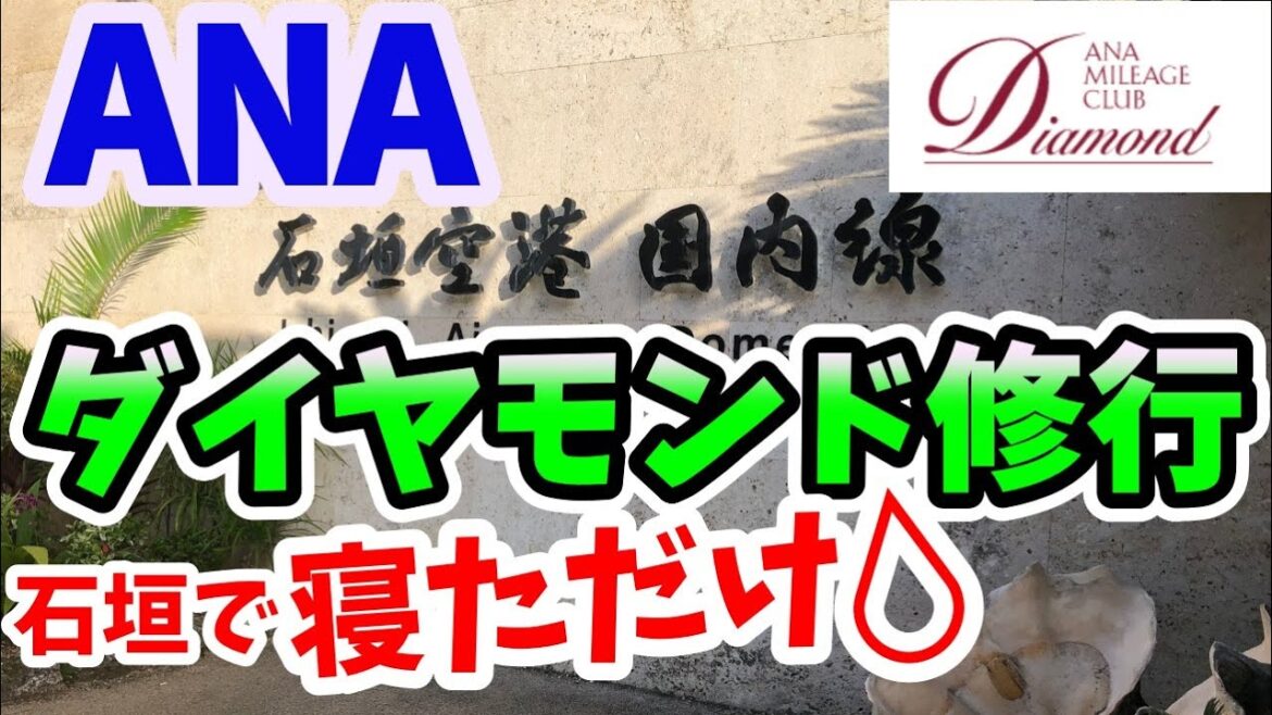 【ANA修行】ダイヤモンド修行！石垣島まできて寝ただけ!?😪朝8時から6本のフライトをこなす！修行4日目 - 前編 -