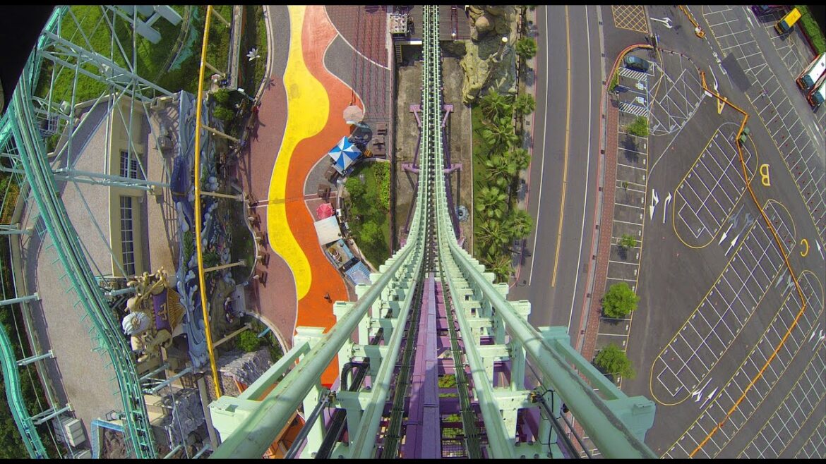 Big Air Roller Coaster POV AWESOME Vekoma Shuttle E-DA Theme Park Taiwan