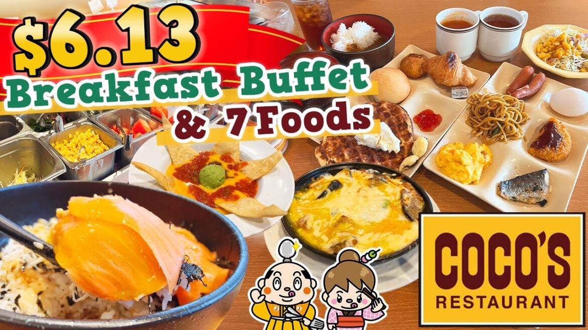 All you can eat Breakfast Buffet / Japanese family restaurant / COCO'S in Japan All you can eat Breakfast Buffet / Japanese family restaurant / COCO'S in Japan
