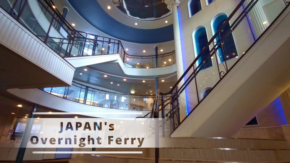 Riding on Japan's Award-Winning Ferry｜Cheapest $29 Shared Room[Taiheiyo Ferry Ishikari]