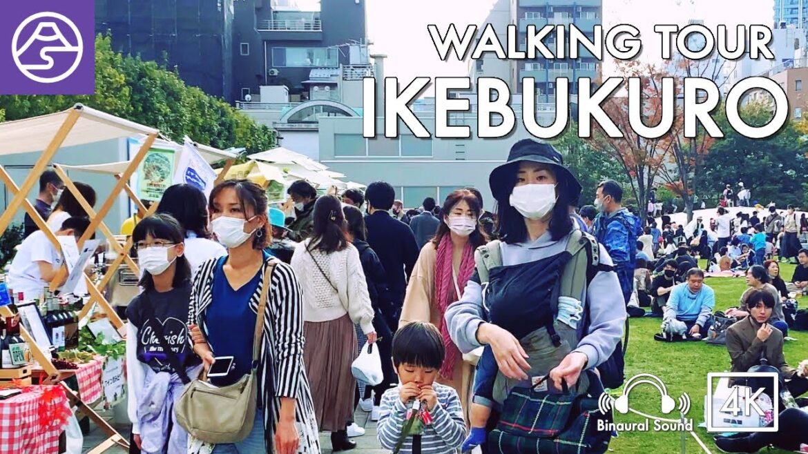 [Ikebukuro Walk in Tokyo] Late Afternoon,Tokyo Walk [4K/ASMR Walking Tour]