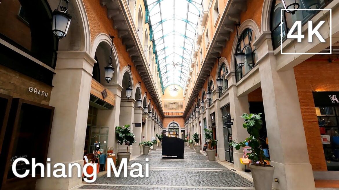 Nimmanhaemin, the Trendy Street in Chiang Mai - 4K Walking Tour | Thailand 2022 [One Nimman]