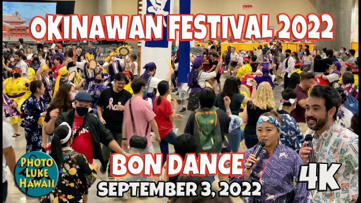 Okinawan Festival 2022 Bon Dance David & Jessica September 3, 2022 Okinawan Festival Bon Dance 2022