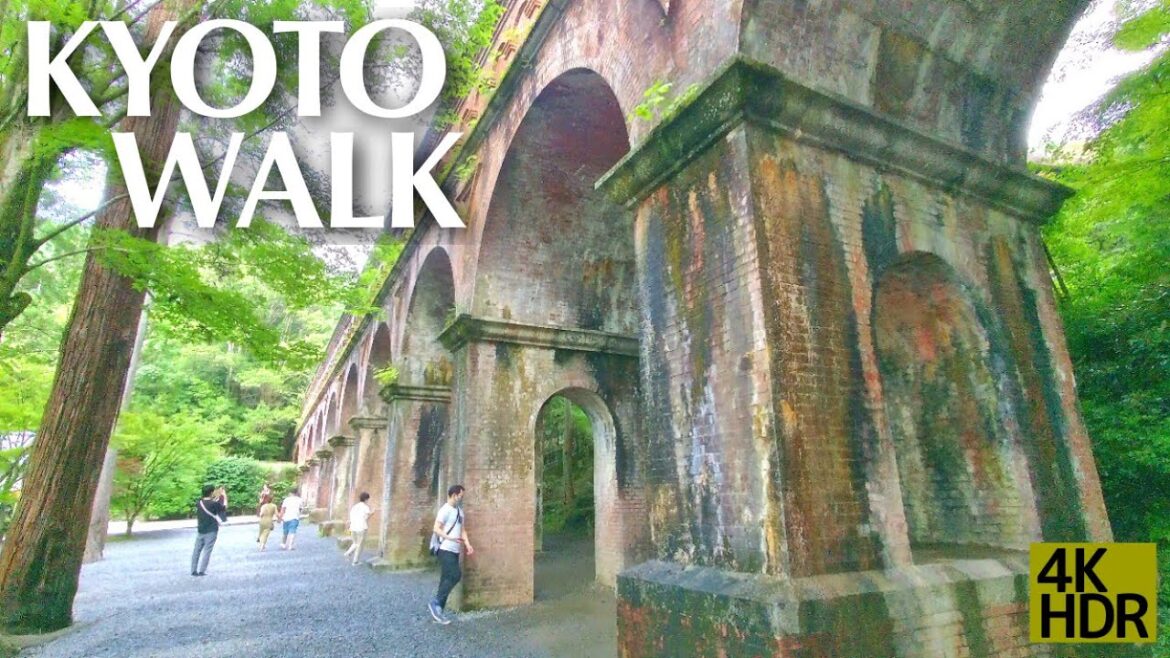 【京都散策】蹴上インクラインから南禅寺の水路閣へ、裏道を通って【4K】 Kyoto Japan Walk