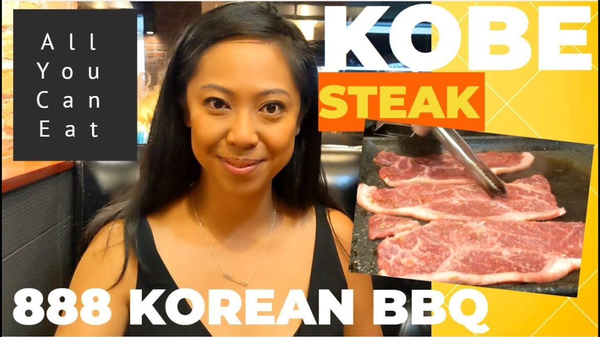 Kobe Beef Las Vegas - All You Can Eat Kobe Brisket at 888 Korean BBQ Chinatown