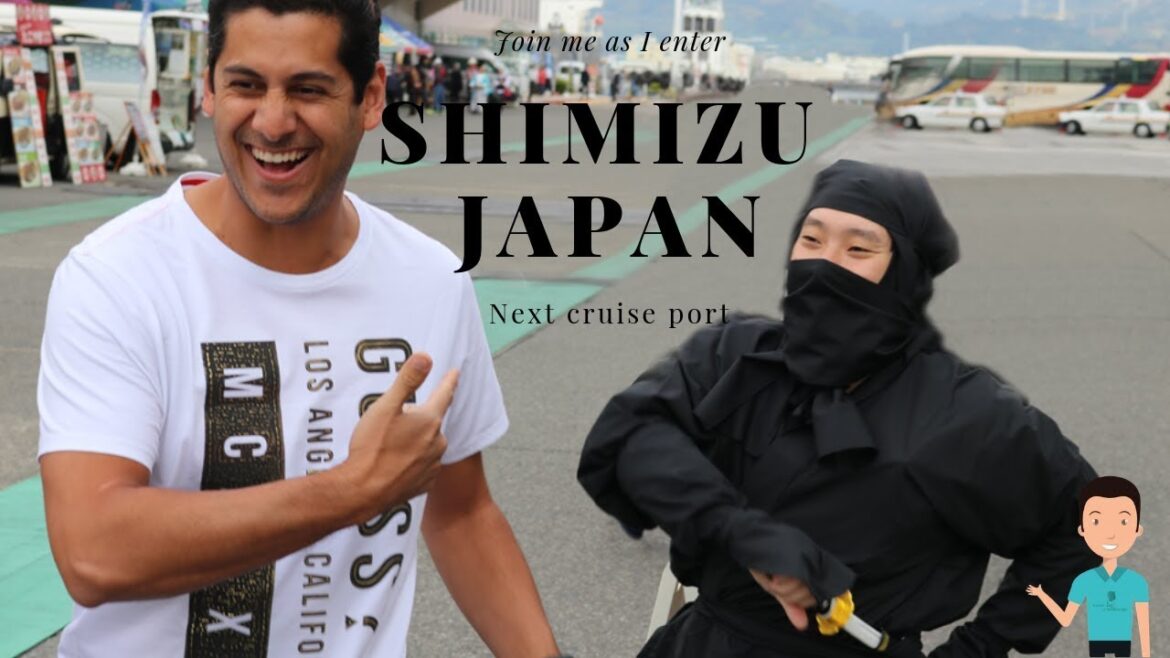 Stealthy as a ninja as I enter Shimizu Japan for a day of fun (Cruise Vacation Stop 12)
