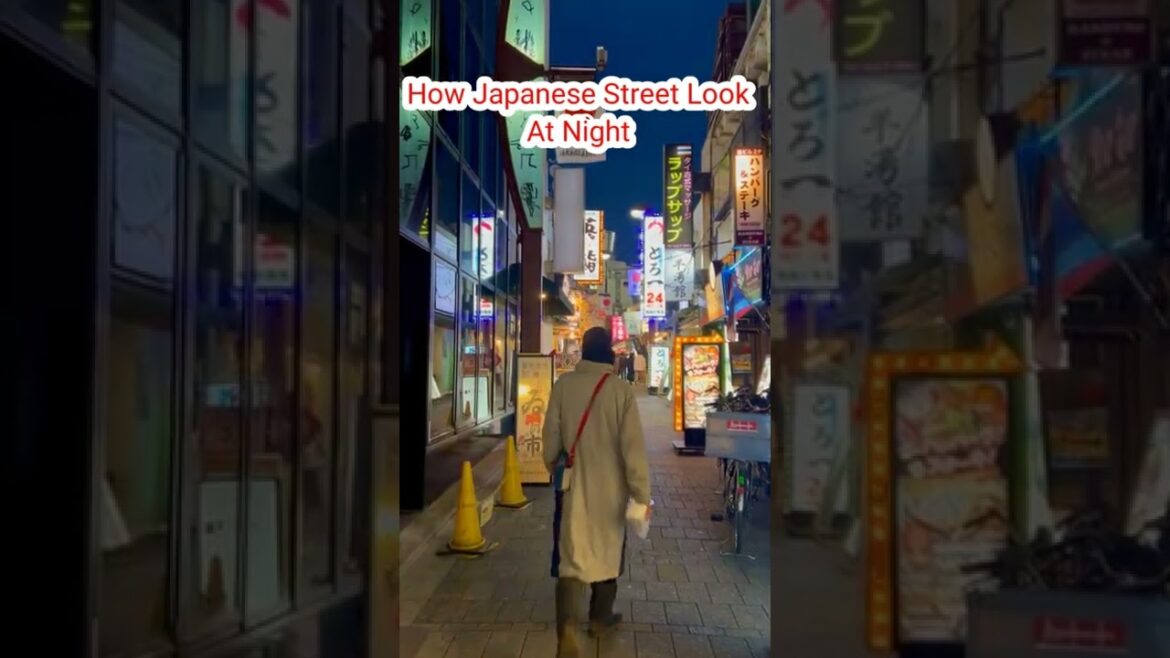 How Japan Street Look At Night!! 😊😊😊 Japan Tour #shorts #travel #japan #nightlife