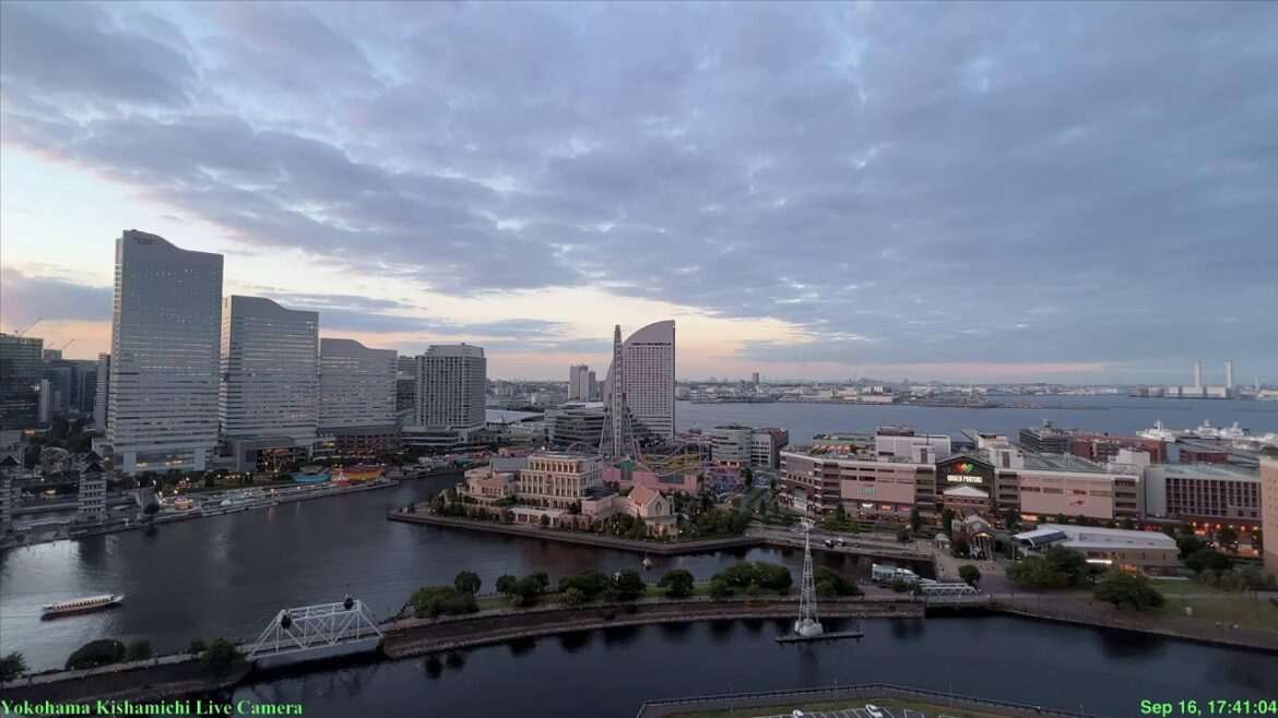🔴Live Cam Yokohama Japan /横浜汽車道Liveパノラマカメラ  16 Sep 2022