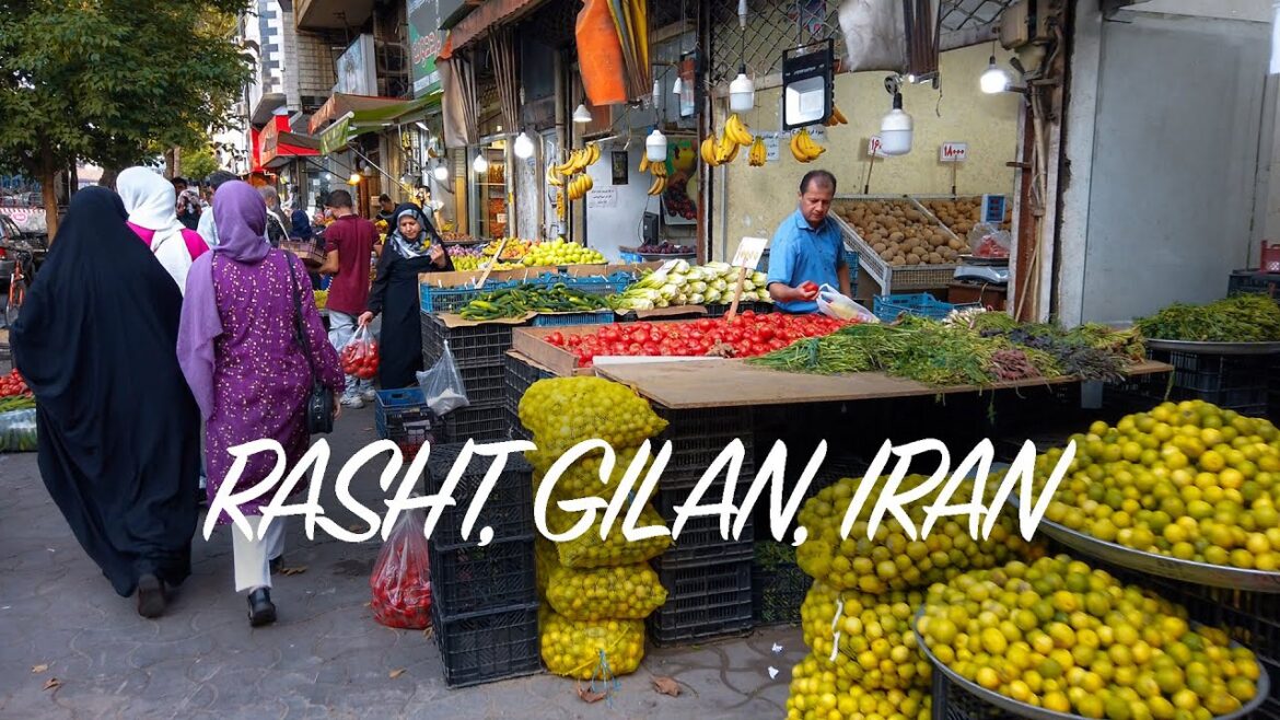 RASHT Walking Tour 2022 - Taleqani & Sardar Jangal Streets | پیاده‌روی در رشت