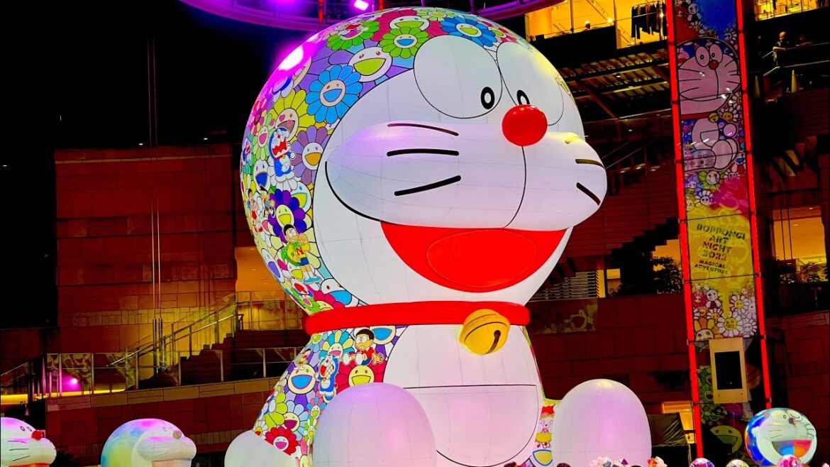 🔴 Shinagawa Sunset Walk - let’s find 10m Doraemon & Tinder Swipe Mart