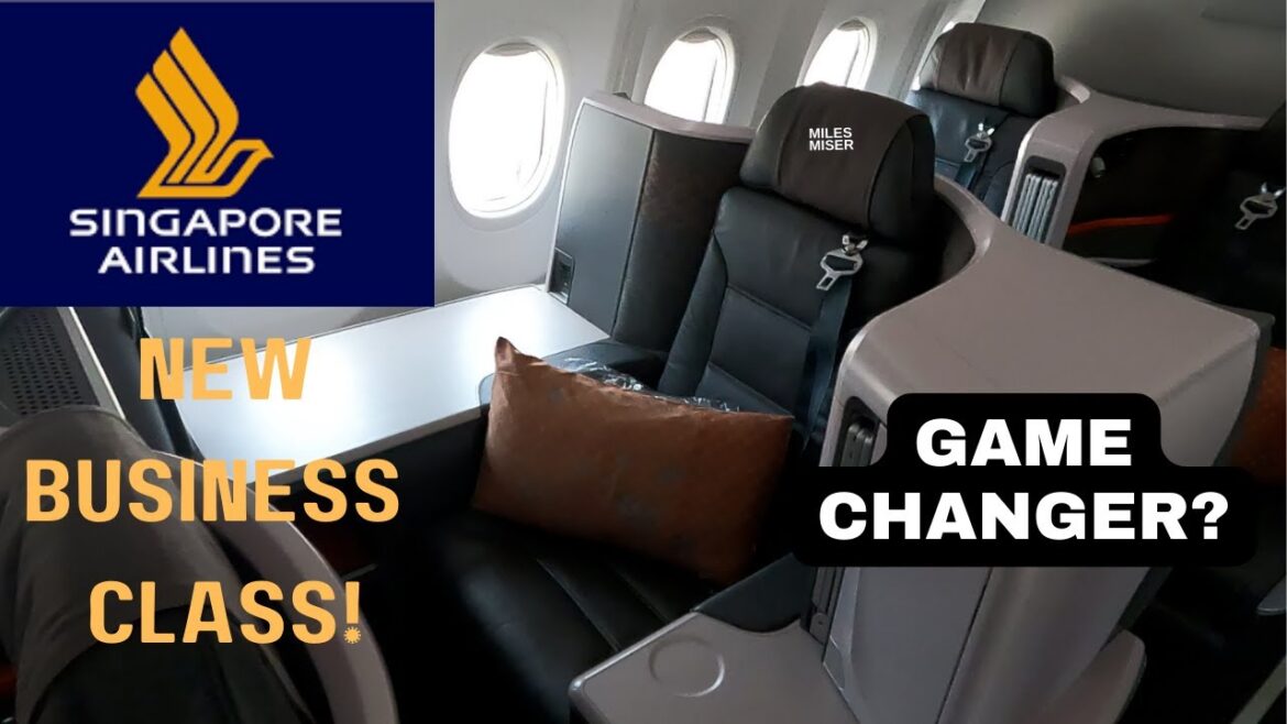 Singapore Airlines New Business Class 737-8 Max - Singapore to Phuket Thailand
