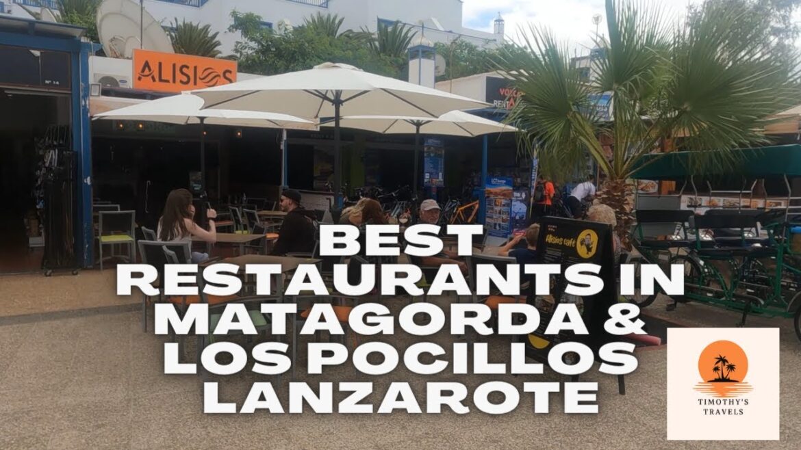 Best Top 5 restaurants in Matagorda and Los Pocillos | Lanzarote | Canary Islands | 4K