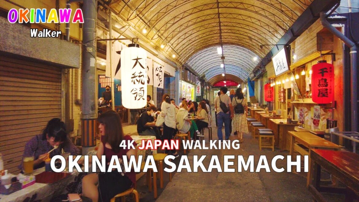 【4K 沖縄】超ディープな飲み屋街？！若者が集まるノスタルジックな町「栄町」をバーチャルお散歩 2022.09 Okinawa, Japan - naha sakaemachi Walk