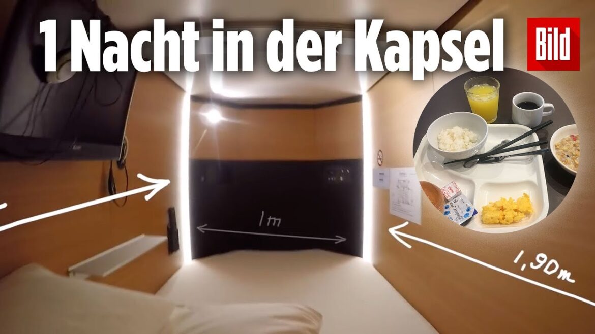 Eine Nacht im Kapsel-Hotel | Test in Hiroshima