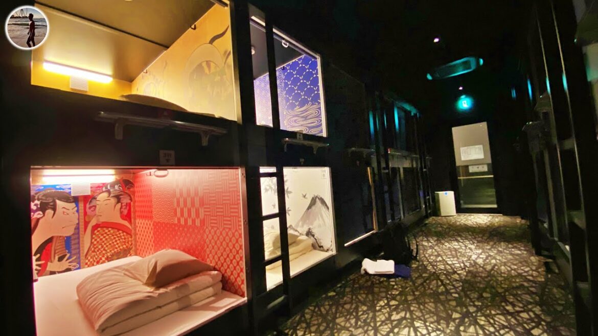 Stayed a $14 "very Japanese" Capsule Hotel in Osaka🇯🇵  | NINJA & GEISHA