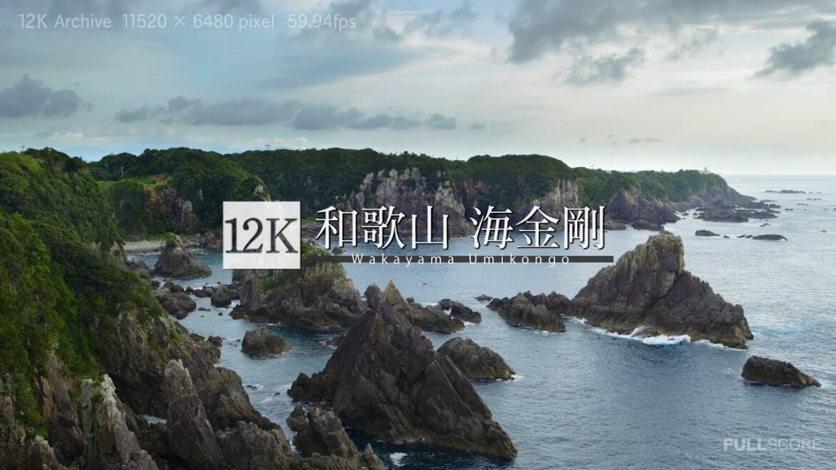 [12K footage] Wakayama Umikongo【和歌山 海金剛_12K】